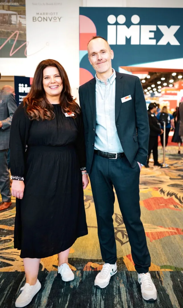 Sophie Pink and Oli Bailey
Photograph taken at IMEX Las Vegas, autumn 2024